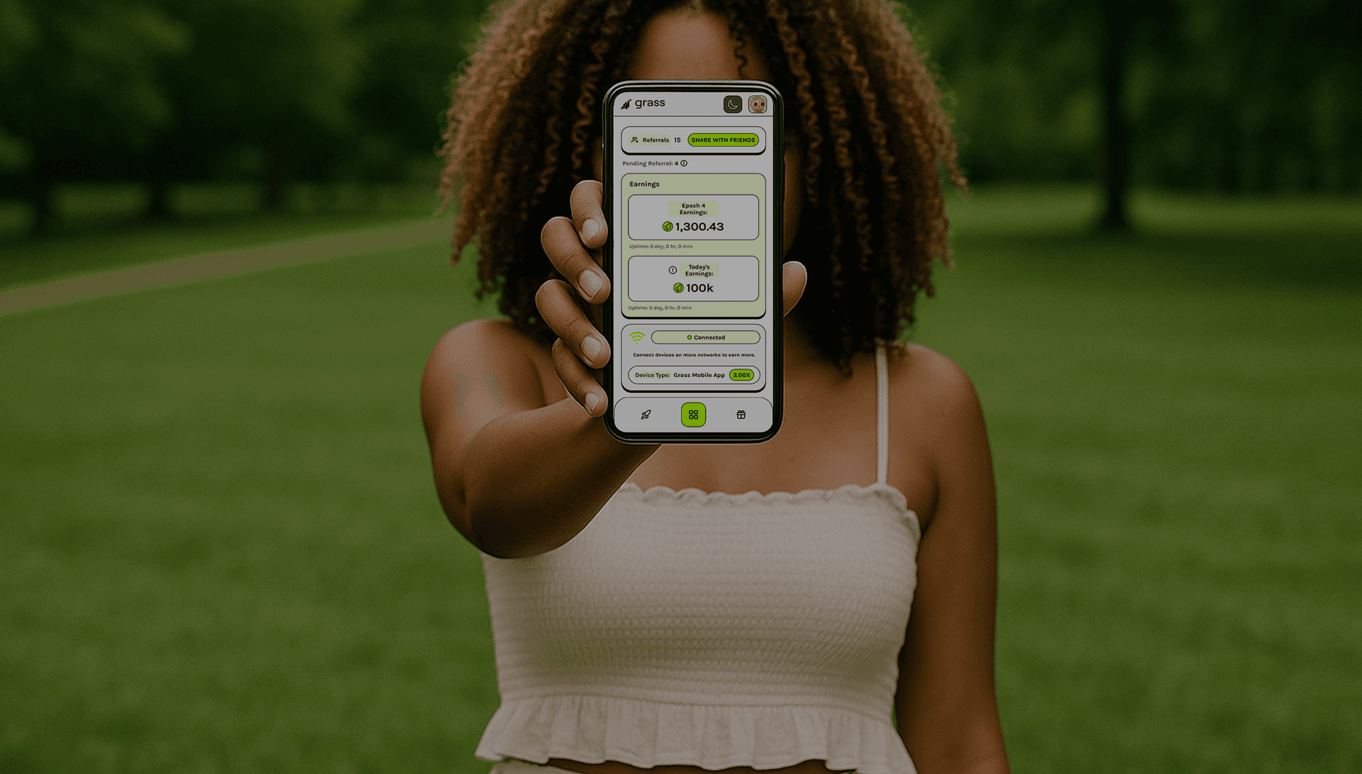 Grass Network app: earn rewards and bonus points for sharing unused internet bandwidth